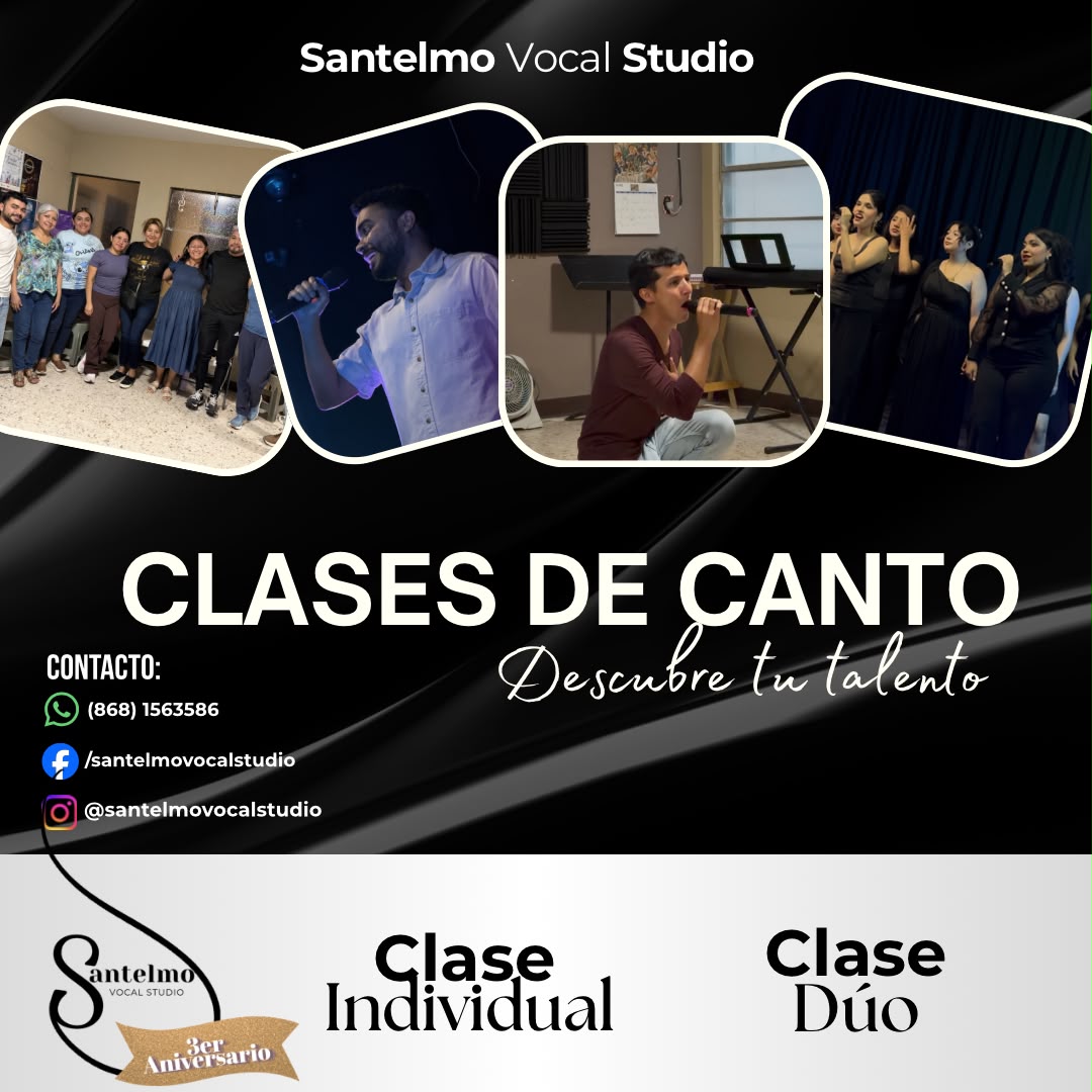 Alumnos y presentaciones de Santelmo Vocal Studio